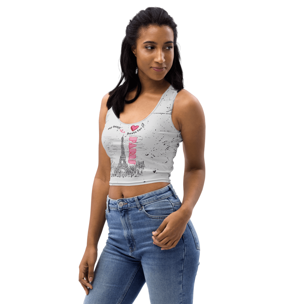 Active Crop Top für Damen Design Paris